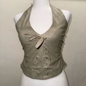 Vintage Y2K Pure Original Corset Halter Top